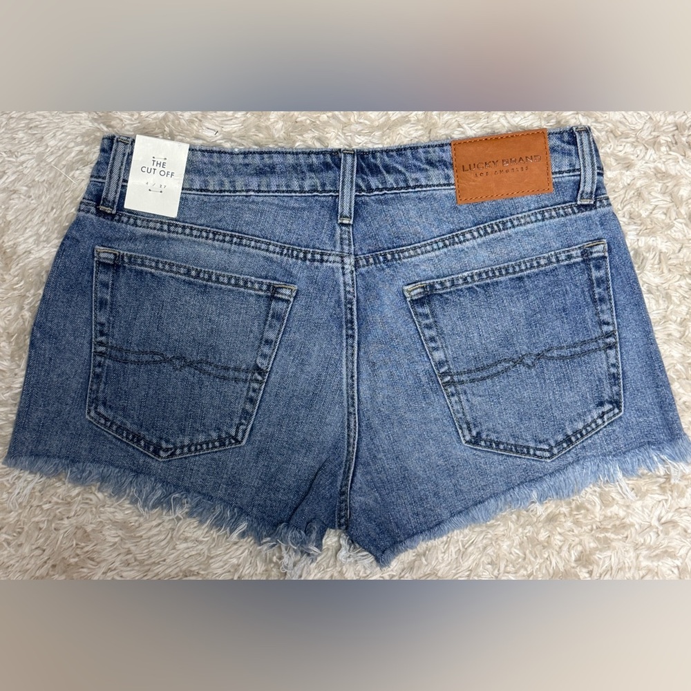 Lucky Brand Blue Denim Women Shorts - Picture 2 of 5